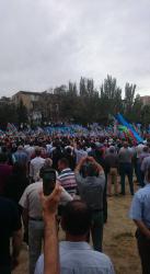 Müxalifətin "mitinq"i fiaskoya çevrildi - FOTO