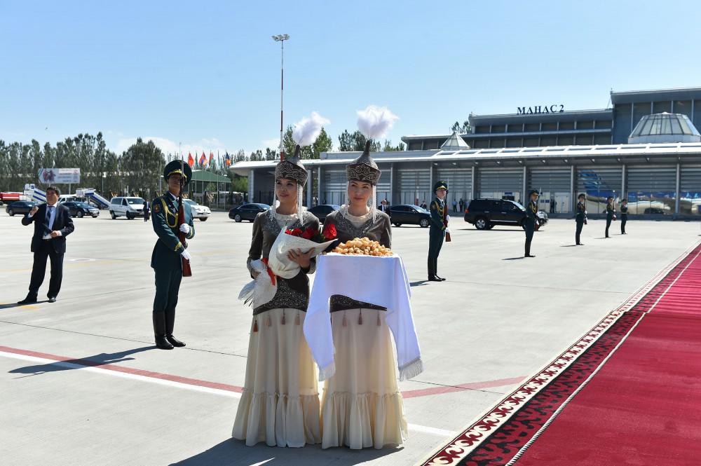 Prezident İlham Əliyev Qırğızıstanda səfərdədir - FOTO
