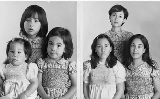 İllər sonra təkrarlanan MARAQLI POZLAR - FOTOLAR