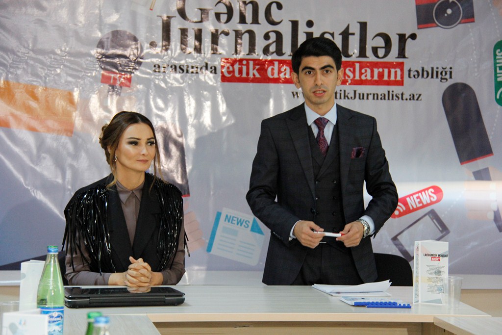 “Gənc jurnalistlər arasında etik davranışların təbliği” layihəsinin bağlanış mərasimi keçirildi - FOTOLAR