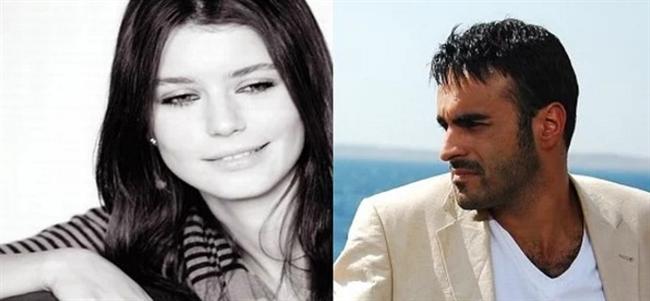 Beren Saat - Alper Kul Alper Kul ve protez saçı, Beren Saat'in ilk dizisi Aşka Sürgün'den set aşkı olur.