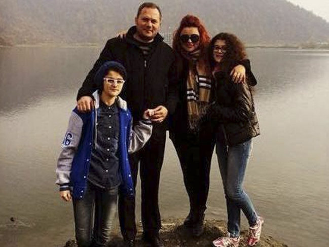 Vəfa Zeynalova həyat yoldaşı ilə - FOTO