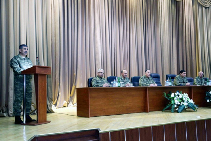 Generallar silahlandı, Zakir Həsənov atəş açdı - FOTOLAR