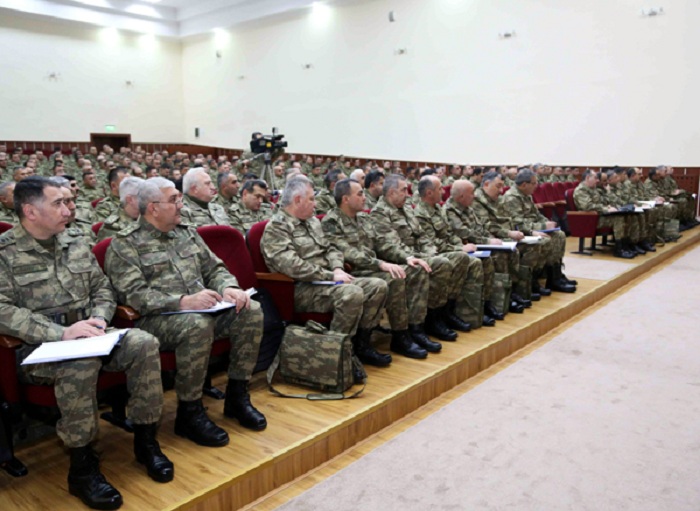 Generallar silahlandı, Zakir Həsənov atəş açdı - FOTOLAR