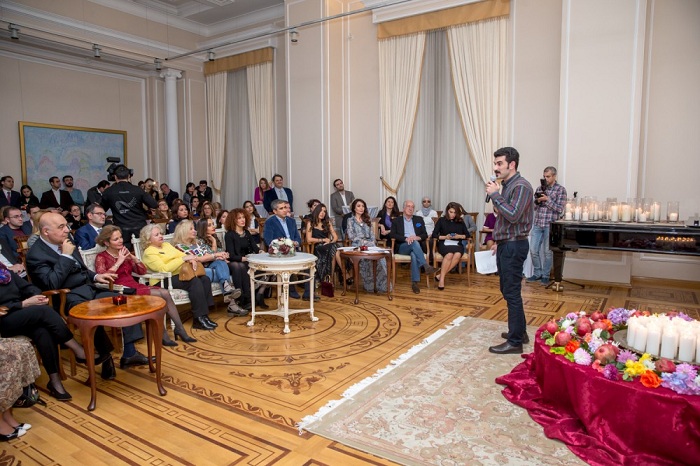 Leyla Əliyeva poeziya gecəsində
