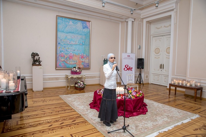 Leyla Əliyeva poeziya gecəsində