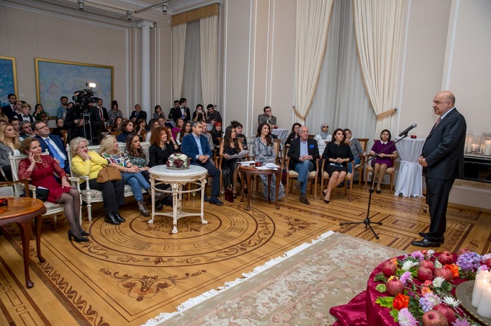 Leyla Əliyeva poeziya gecəsində