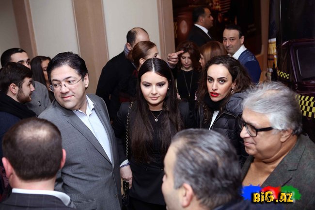 Aysel Teymurzadə həyat yoldaşı ilə film təqdimatında - FOTOLAR