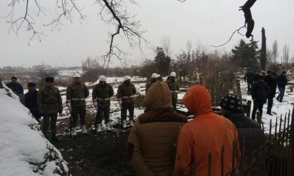 Torpağa tapşırılan şəhidimiz - 2- ci övladı 15- 20 gündən sonra doğulacaq + FOTO, VİDEO