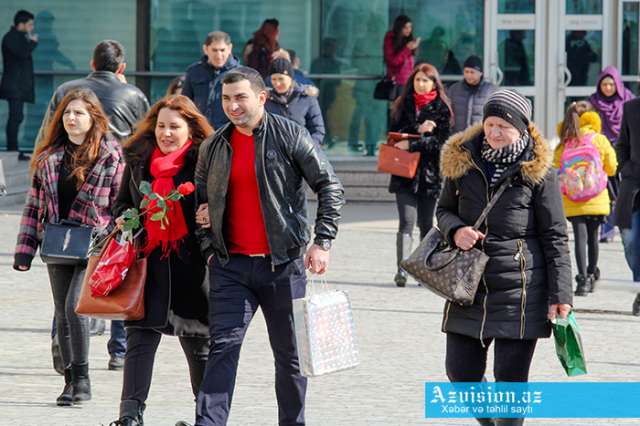 Bakının `Sevgililər günü` - FOTOSESSİYA