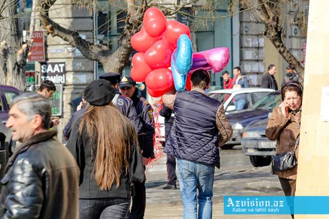 Bakının `Sevgililər günü` - FOTOSESSİYA