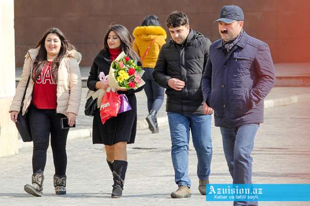 Bakının `Sevgililər günü` - FOTOSESSİYA