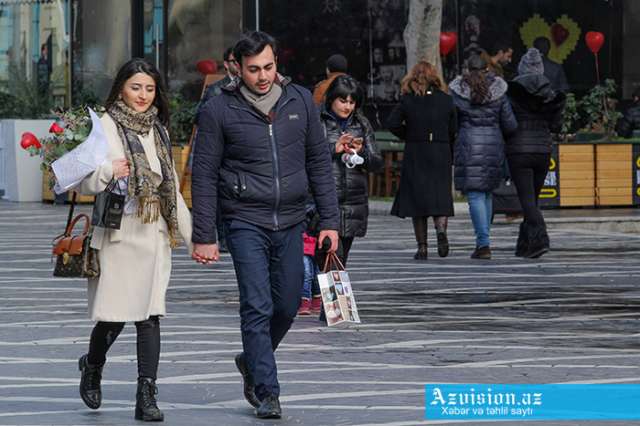 Bakının `Sevgililər günü` - FOTOSESSİYA