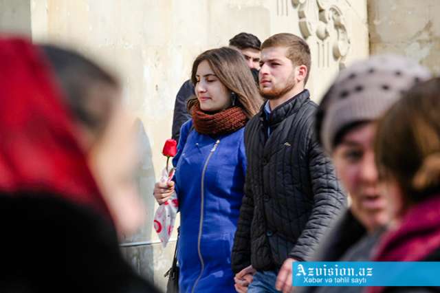Bakının `Sevgililər günü` - FOTOSESSİYA