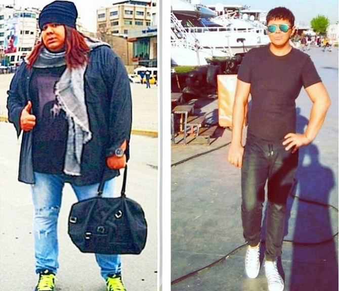 Tanınmış prodüsser Zorik 75 kq arıqlayaraq tanınmaz hala düşdü - FOTO