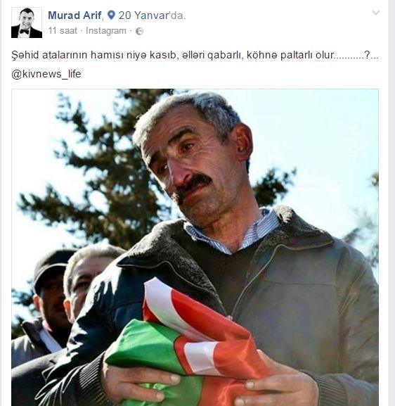 "Şəhid atalarının hamısı niyə kasıb olur?" - Aparıcının bu sözləri ŞOK ETDİ