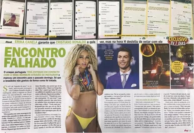 Wathsapp yazışmaları üzə çıxdı - Ronaldu modeli evinə belə çağırdı - FOTO