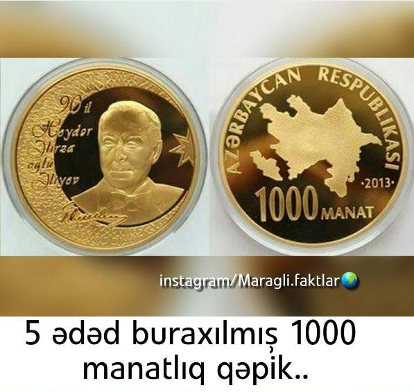 2013-cü ildə tədavülə buraxılan sikkə