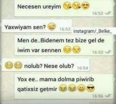 Azərbaycanlı iki sevgilinin 