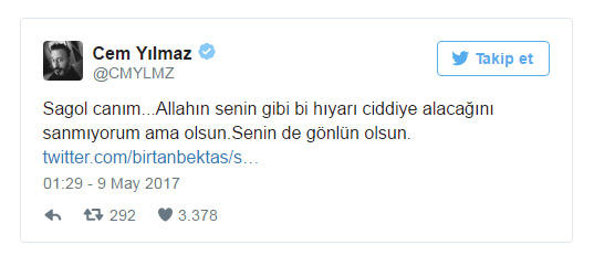 Cem Yılmaz hiddətləndi - FOTO