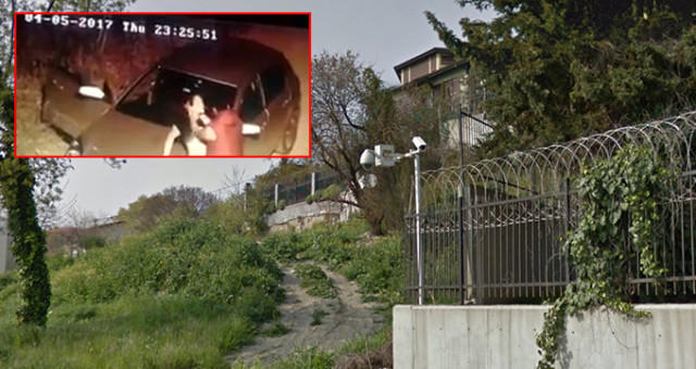 İstanbulun mərkəzində intim münasibətdə olan cütlük kameraya düşdü - FOTO