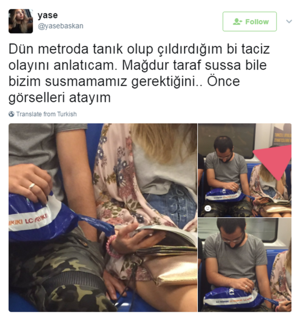 Metroda qızın ayaqlarına toxunan oğlanı biabır etdilər - FOTO