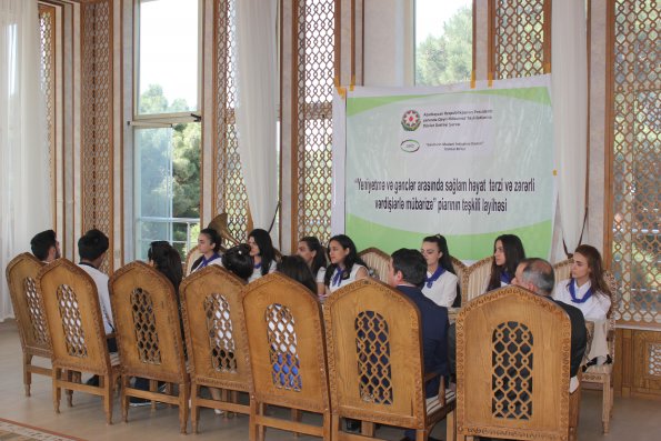 Xırdalanda yeniyetmə və gənclər üçün maarifləndirici təlim keçirilib