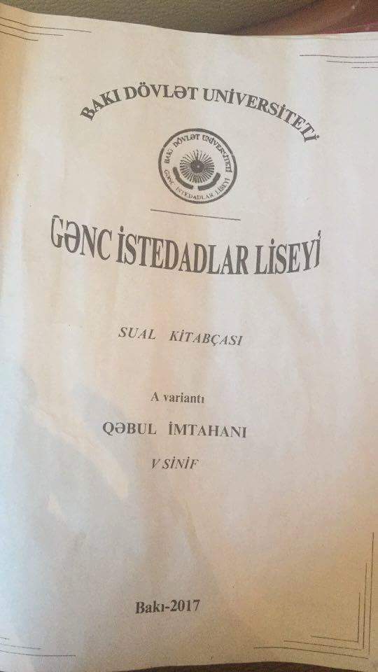 BDU-nun "Gənc İstedadlar" liseyində uşaqlara necə tələ qurulur? - ÖZƏL/FOTOFAKT