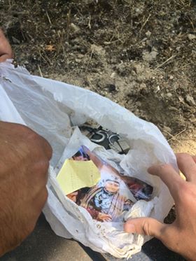 Xalq artistinin dəfn ediləcəyi məzarlıqdan cadu tapıldı - FOTOLAR