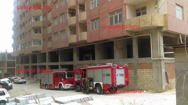 Bakıda məşhur iş adamının binası yanıb kül oldu - Foto