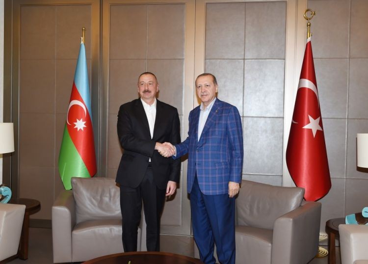 Prezident İlham Əliyev Rəcəb Tayyib Ərdoğanla görüşüb – FOTOLAR