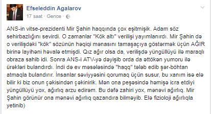 Ev verilməyən məşhur jurnalist haqqında ŞOK sözlər "Çəkisi ağır olsa da, yüngüllüyü ilə..." - FOTO