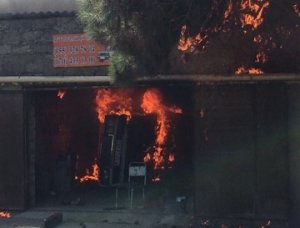 Bakıda güclü yanğın: Onlarla ev təhlükədə