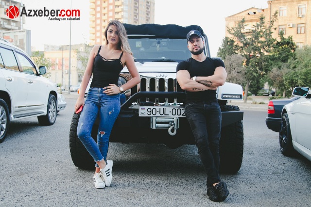 Həsən tanınmış modelə 60 minlik avtomobil hədiyyə etdi - FOTOLAR
