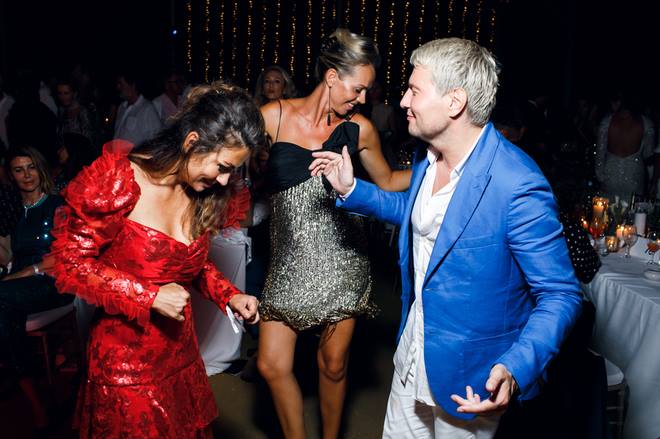 Leyla Əliyeva oğlu ilə “Qara brilliant kralı”nın yubileyində - Fotolar