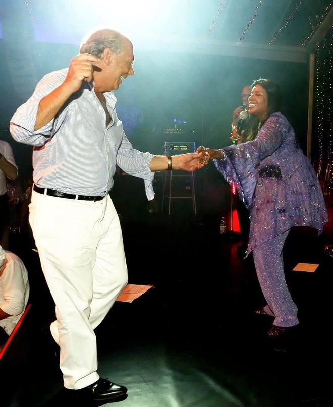 Leyla Əliyeva oğlu ilə “Qara brilliant kralı”nın yubileyində - Fotolar