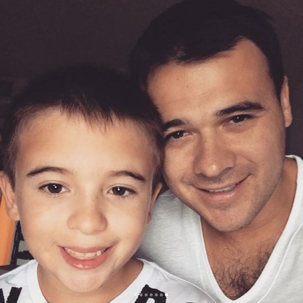Emin Ağalarov əkizləri və Əminə ilə - Foto/Video