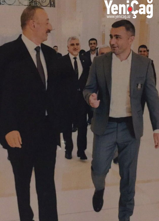 Qurban Qurbanovla prezidentin səmimi FOTOsu
