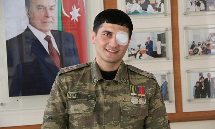 Mehriban Əliyeva yaralı zabitin müalicəsini üzərinə götürdü