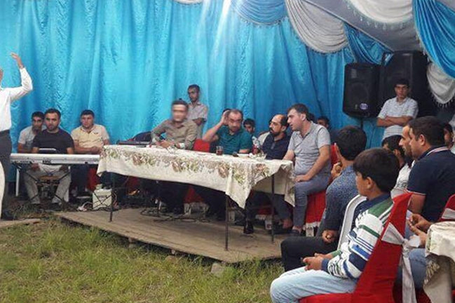 Toyda QAN DÜŞDÜ: Meyxanaçı Rəşad Dağlı həmkarı Nicatı... - FOTOLAR
