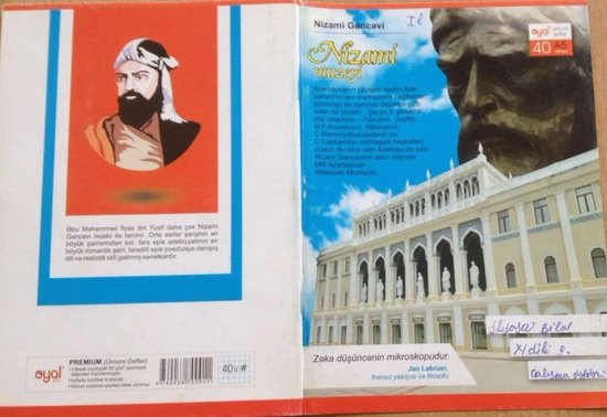 Azərbaycanda daha bir dərslikdə BİABIRÇI SƏHV - Nizami Gəncəvini... - FOTO