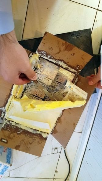 Gömrükdə yağın içindən görün nə çıxdı – FOTOLAR