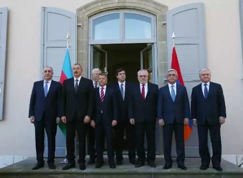 Azərbaycan və Ermənistan prezidentlərinin görüşü keçirilib — FOTOLAR