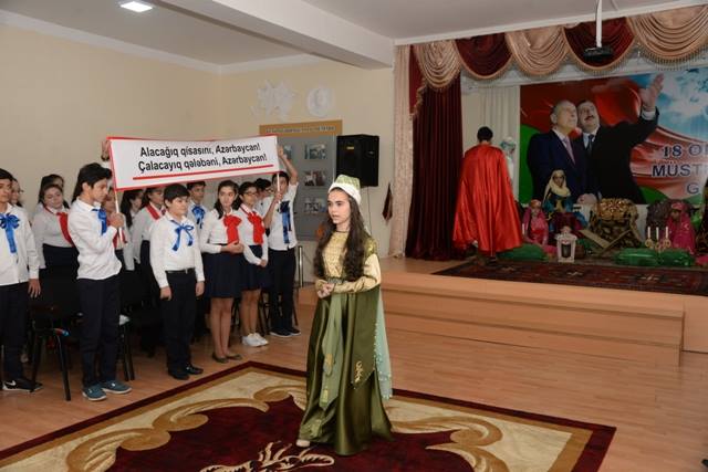 Nəsimi rayonunda 18 oktyabr - Dövlət müstəqilliyi günü münasibətilə tədbir keçirilib.