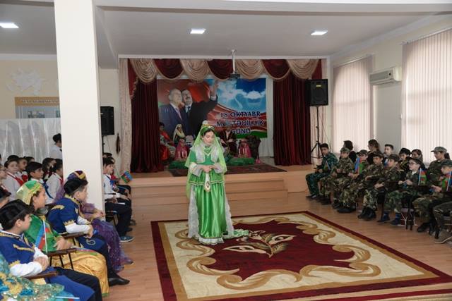 Nəsimi rayonunda 18 oktyabr - Dövlət müstəqilliyi günü münasibətilə tədbir keçirilib.