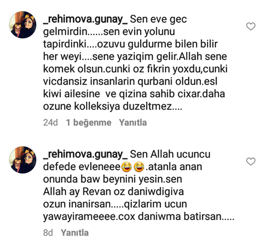 Boşanan müğənnimizin keçmiş xanımından şok sözlər: "Atanla anan..." - VİDEO
