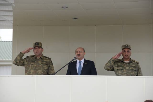 Nəsimi Rayon İcra Hakimiyyəti tərəfindən cəbhə bölgəsində 9 noyabr- Bayraq günü qeyd edildi