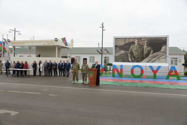 Nəsimi Rayon İcra Hakimiyyəti tərəfindən cəbhə bölgəsində 9 noyabr- Bayraq günü qeyd edildi
