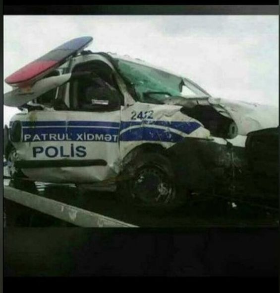 Bakıda qəzada ölən polislərin görüntürləri yayıldı – FOTO