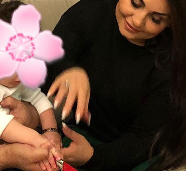 Şəbnəm Tovuzlu oğlu və həyat yoldaşı ilə birlikdə: "Balam atası ilə tort da kəsdi" - FOTOLAR
